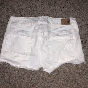 White American Eagle Short Shorts